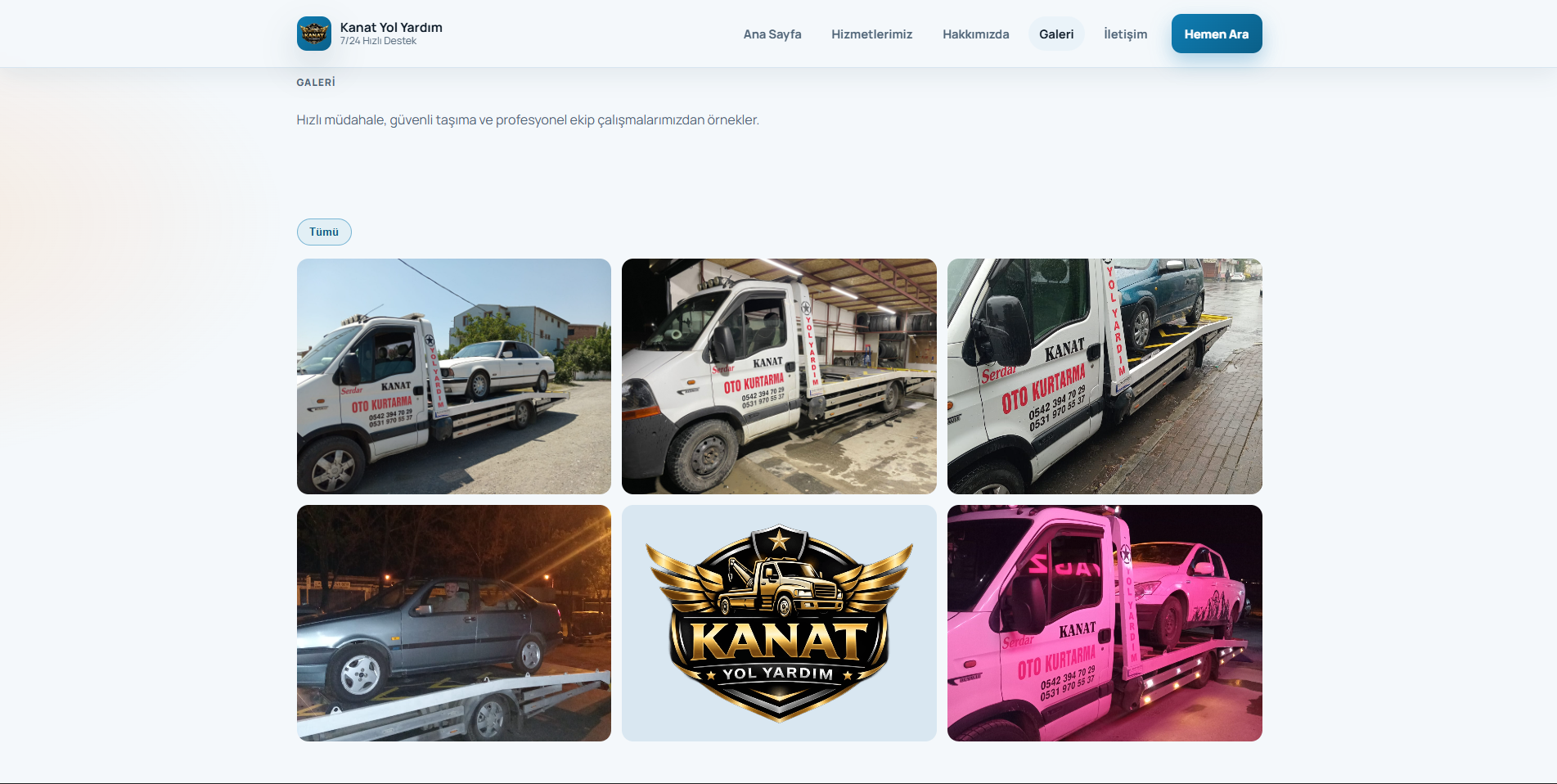 Kanat Yol Yardım - Oto Çekici